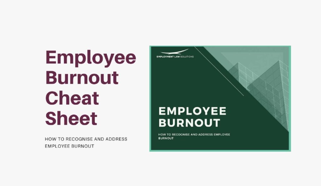 Download our employee burnout cheat sheet