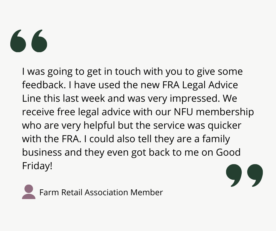 Testimonial for our retail sector Testimonial for our retail sector