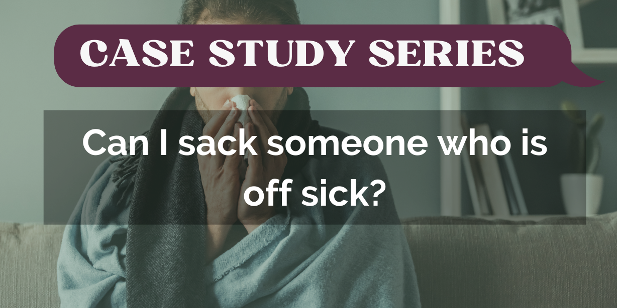 someone who is off sick