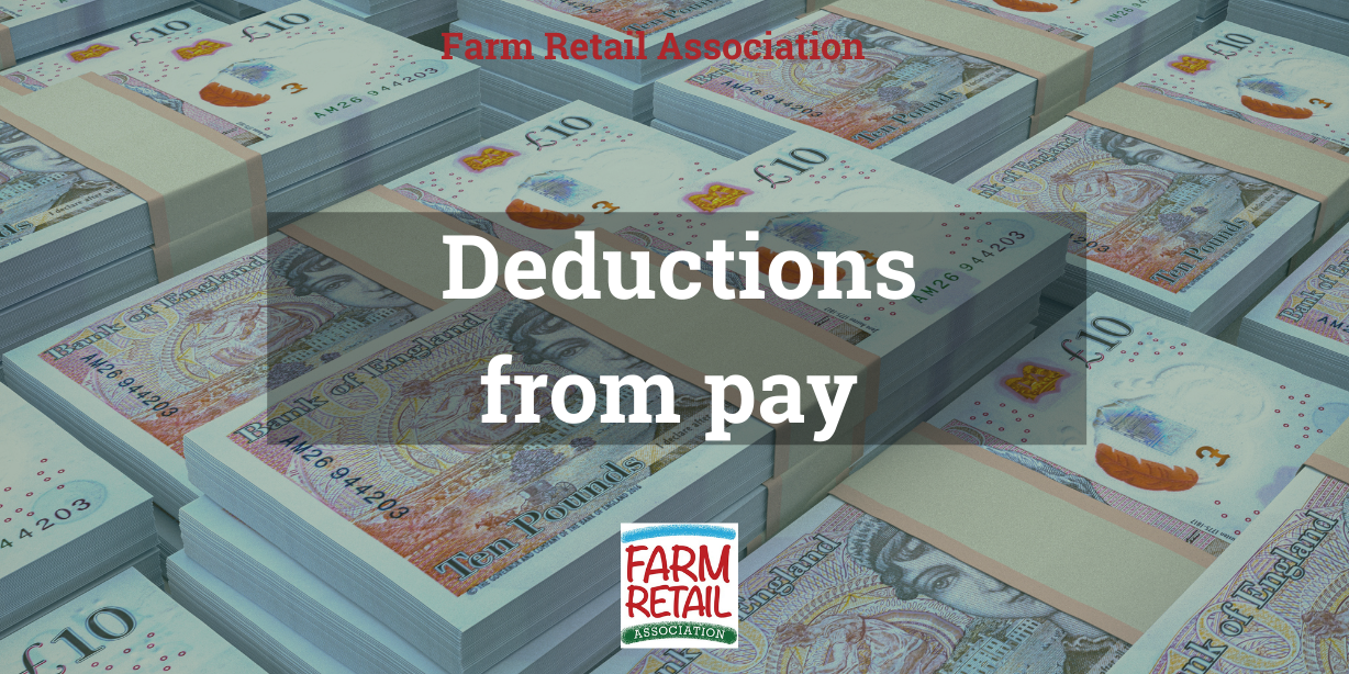 Deductions from pay