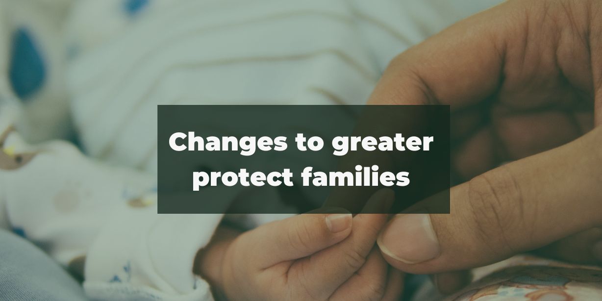 Changes coming families 