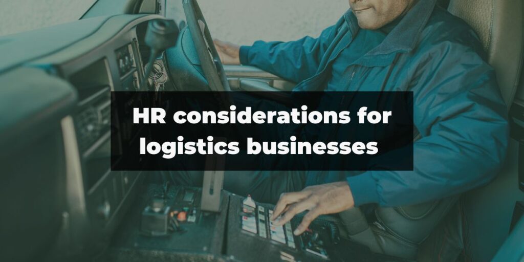 HR in logistics considerations